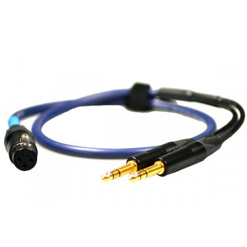 Y 3-pin XLR Female to 2x ¼ stereo Jack