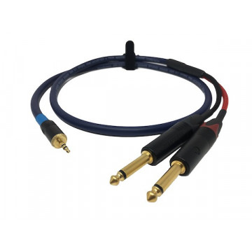 Y 3.5mm stereo mini Jack to 2x¼ mono Jack